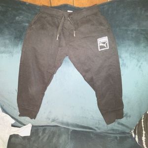 Black Puma Joggers